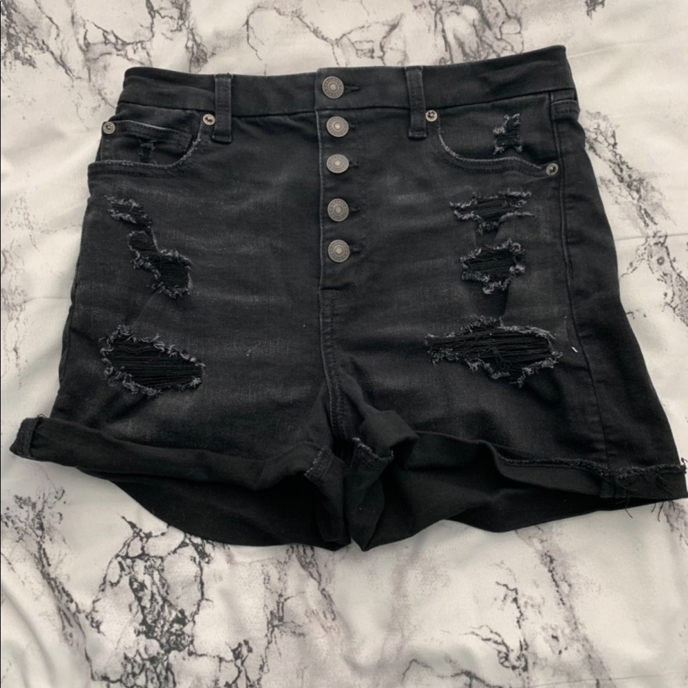 American Eagle curvy super high-waisted shorts